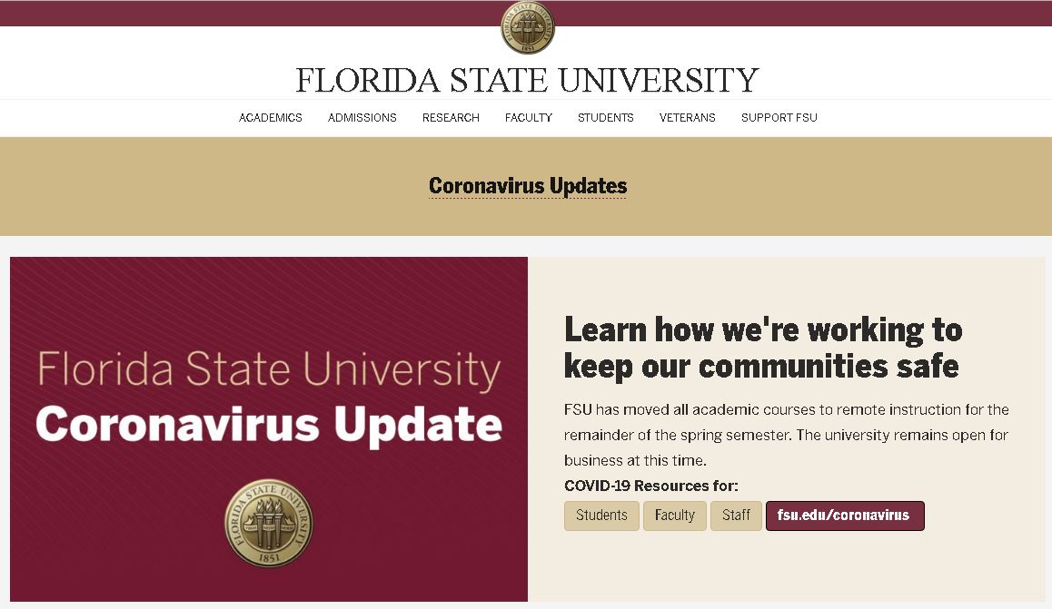 佛罗里达州立大学塔拉哈西Florida State University Tallahassee